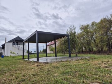 Kundenfoto zu HUUN Pergola Equa, Lamellendach elektrisch mit LED von HUUN K.