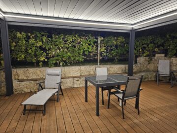 Kundenfoto zu HUUN Pergola Equa, Lamellendach elektrisch mit LED von M. M.