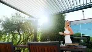 lamellendach pergola