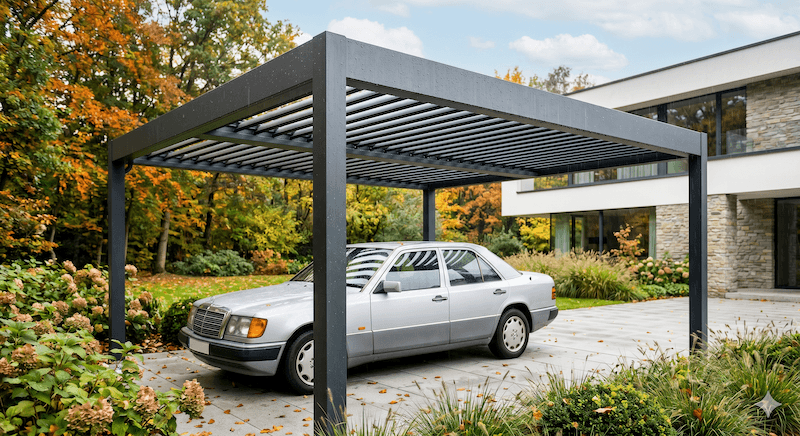 Witterungsbeständigkeit und Langlebigkeit Carport