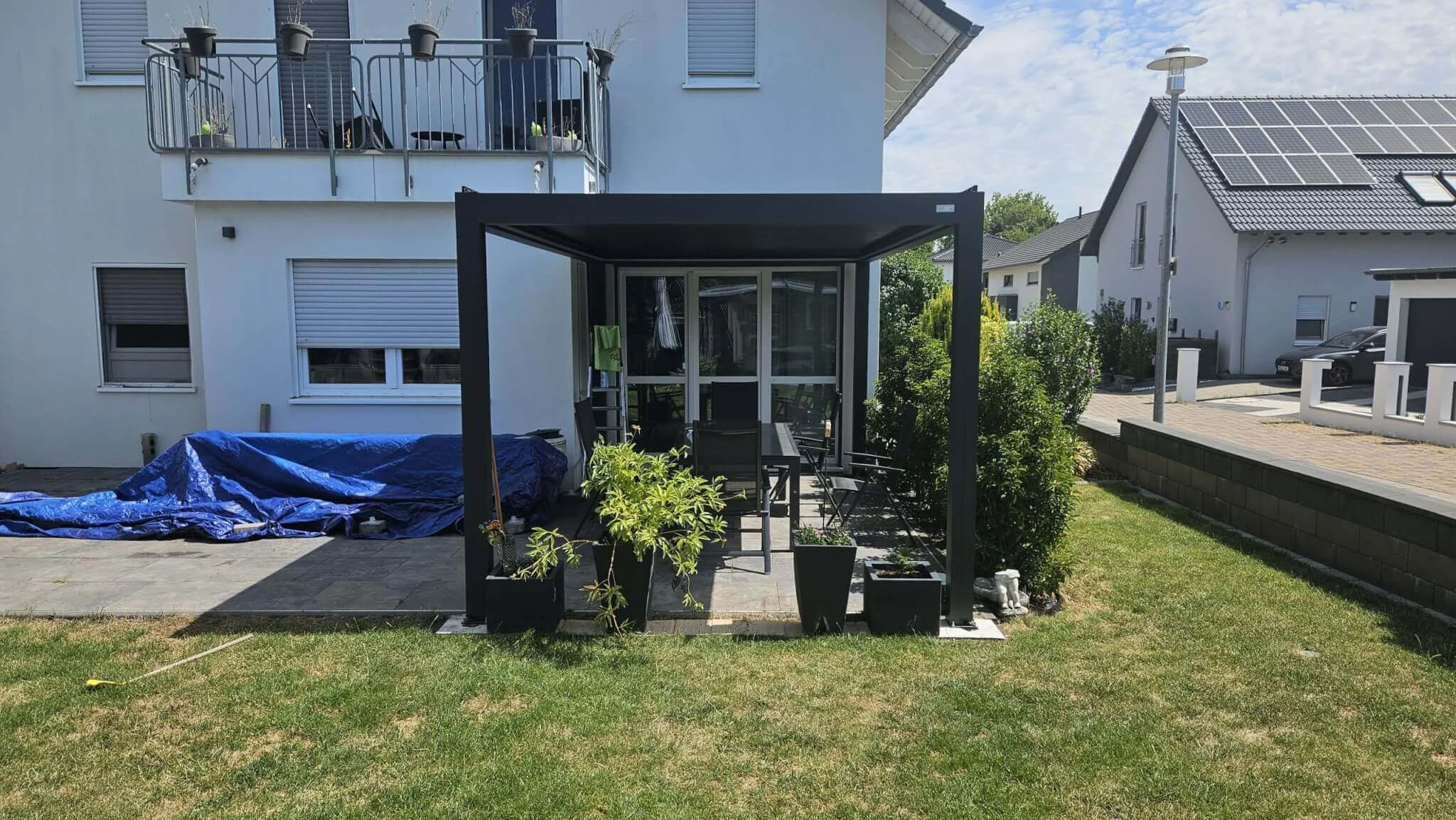 Kundenfoto zu HUUN Pergola Piano, Lamellendach manuell von Sebastian P.
