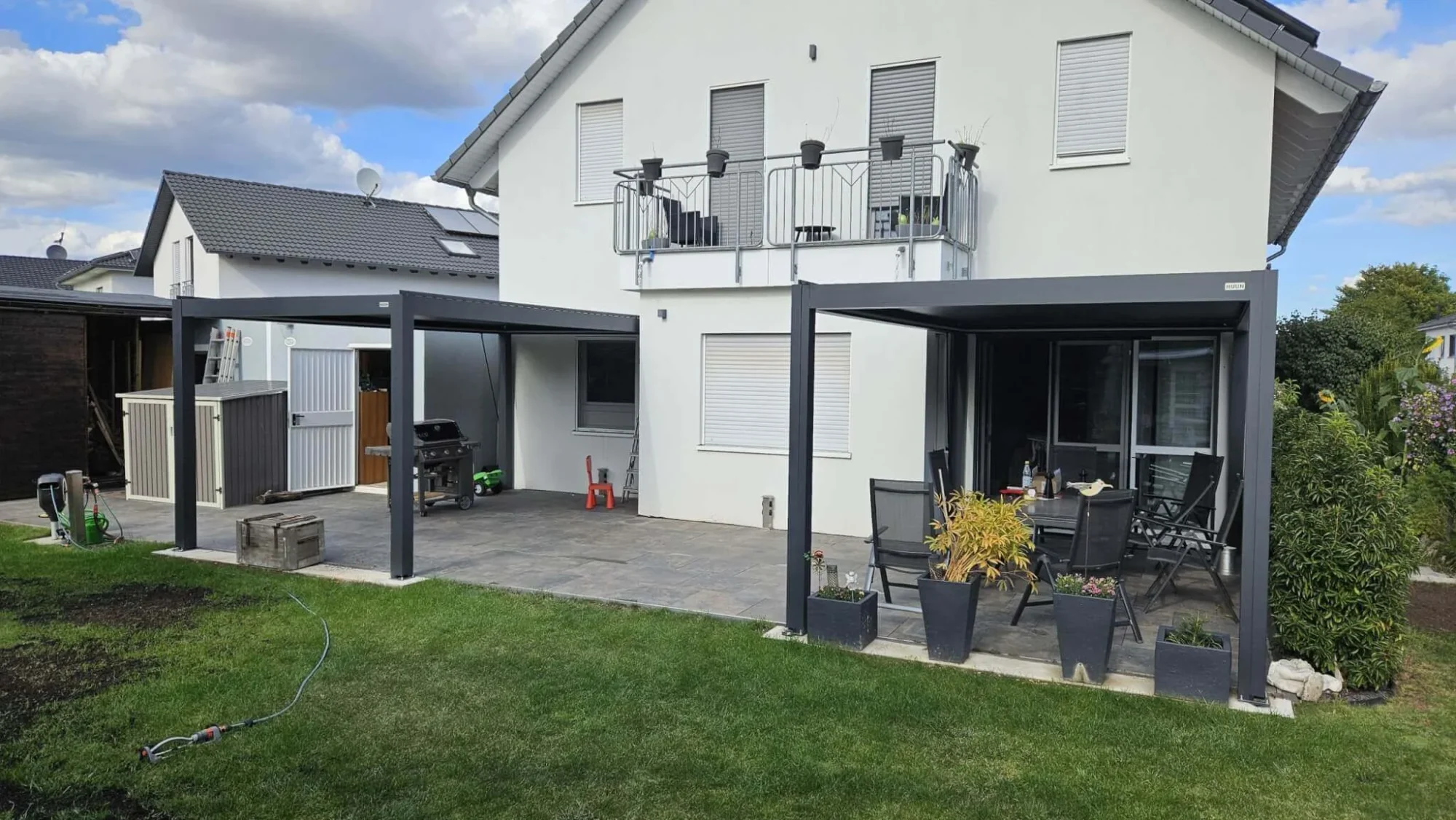 HUUN Piano manuelle Lamellendach Pergola