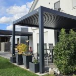 HUUN Pergola Piano, Lamellendach manuell photo review