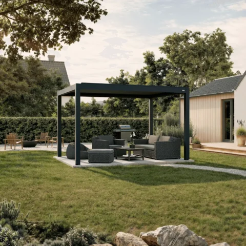 HUUN Pergola Mezzo, Lamellendach elektrisch
