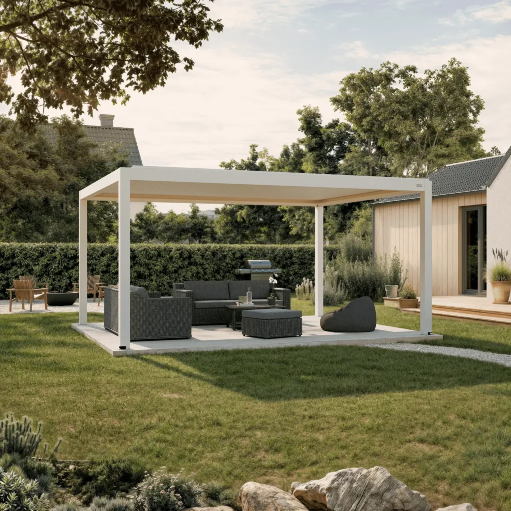 HUUN Pergola Equa, Lamellendach elektrisch mit LED