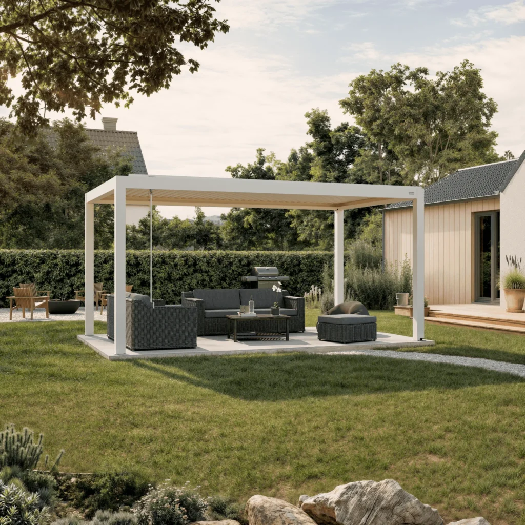 HUUN Pergola Piano, Lamellendach manuell