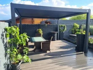Kundenfoto zu HUUN Pergola Equa, Lamellendach elektrisch mit LED von Stefan T.