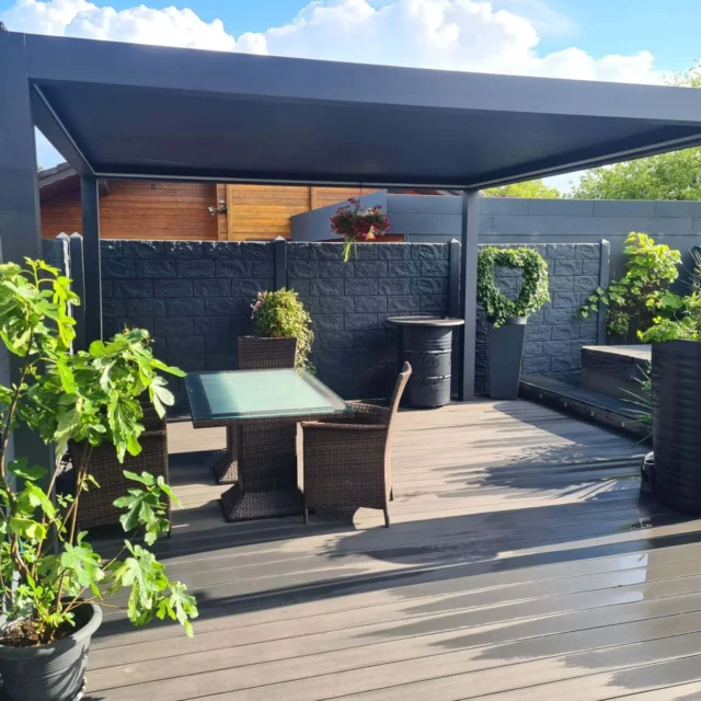 Kundenfoto zu HUUN Pergola Equa, Lamellendach elektrisch mit LED von Stefan T.