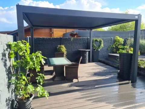 Kundenfoto zu HUUN Pergola Equa, Lamellendach elektrisch mit LED von Stefan T.