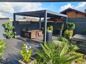 Kundenfoto zu HUUN Pergola Equa, Lamellendach elektrisch mit LED von Stefan T.