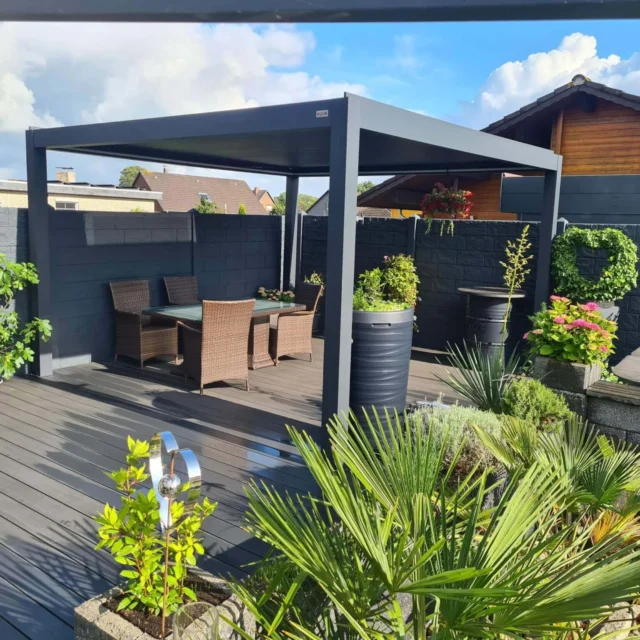 Kundenfoto zu HUUN Pergola Equa, Lamellendach elektrisch mit LED von Stefan T.