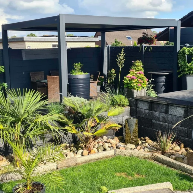 Kundenfoto zu HUUN Pergola Equa, Lamellendach elektrisch mit LED von Stefan T.