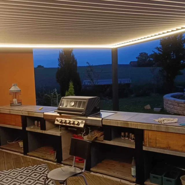 Kundenfoto zu HUUN Pergola Equa, Lamellendach elektrisch mit LED von Andreas B.