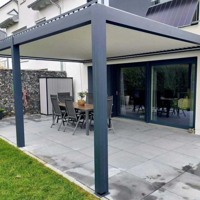 Kundenfoto zu HUUN Pergola Equa, Lamellendach elektrisch mit LED von Eduard K.
