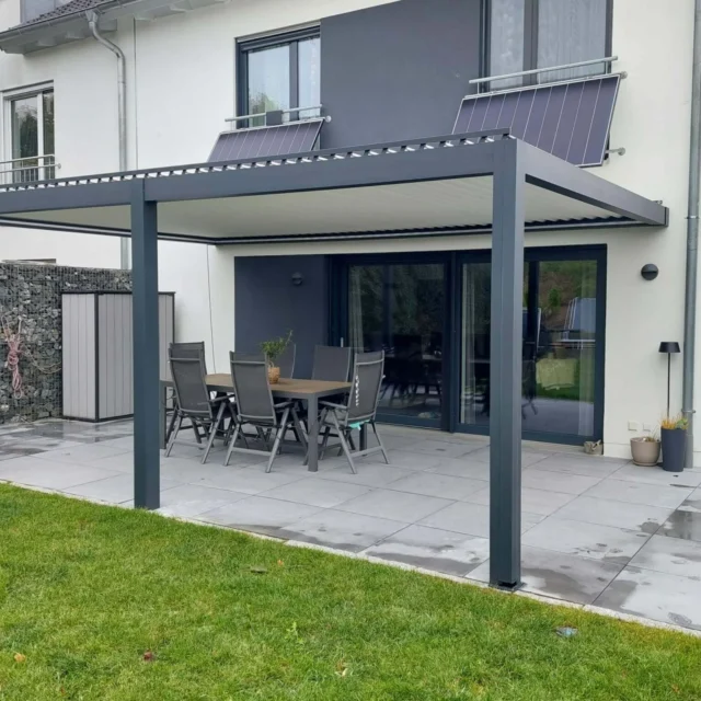 Kundenfoto zu HUUN Pergola Equa, Lamellendach elektrisch mit LED von Eduard K.