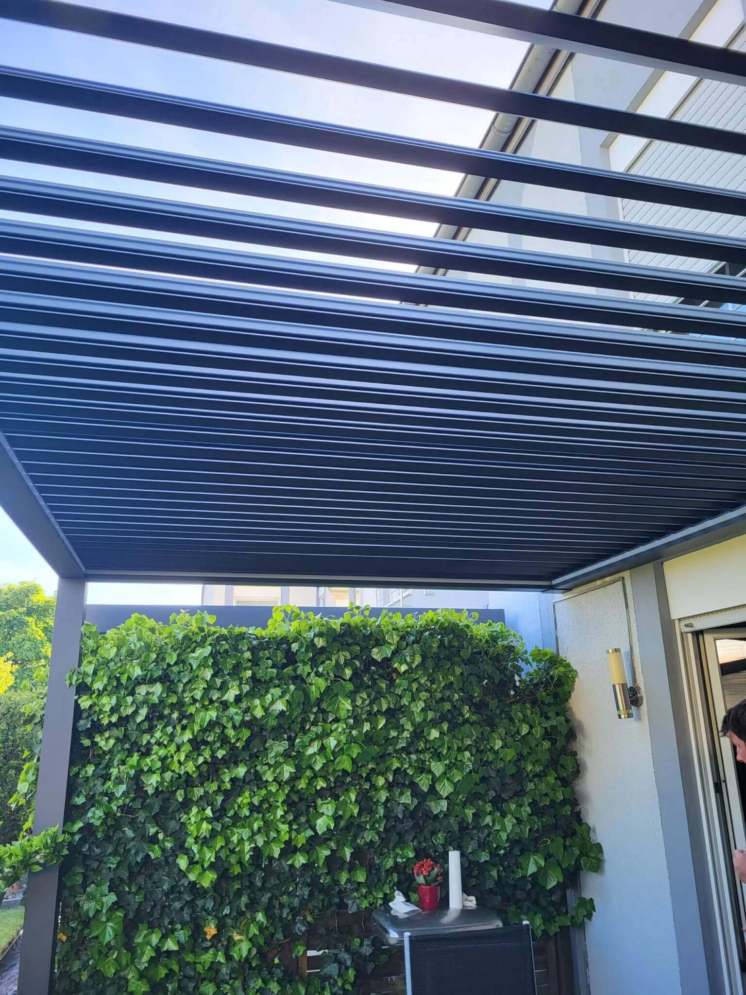 Kundenfoto zu HUUN Pergola Equa, Lamellendach elektrisch mit LED von Dorothea Jaskowski