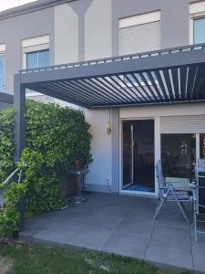 Kundenfoto zu HUUN Pergola Equa, Lamellendach elektrisch mit LED von Dorothea Jaskowski