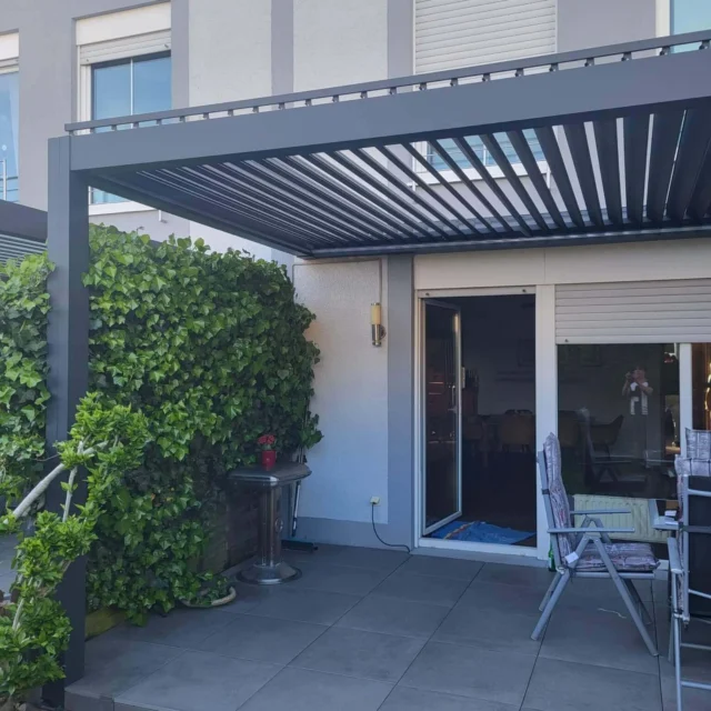 Kundenfoto zu HUUN Pergola Equa, Lamellendach elektrisch mit LED von Dorothea Jaskowski