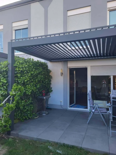 Kundenfoto zu HUUN Pergola Equa, Lamellendach elektrisch mit LED von Dorothea Jaskowski