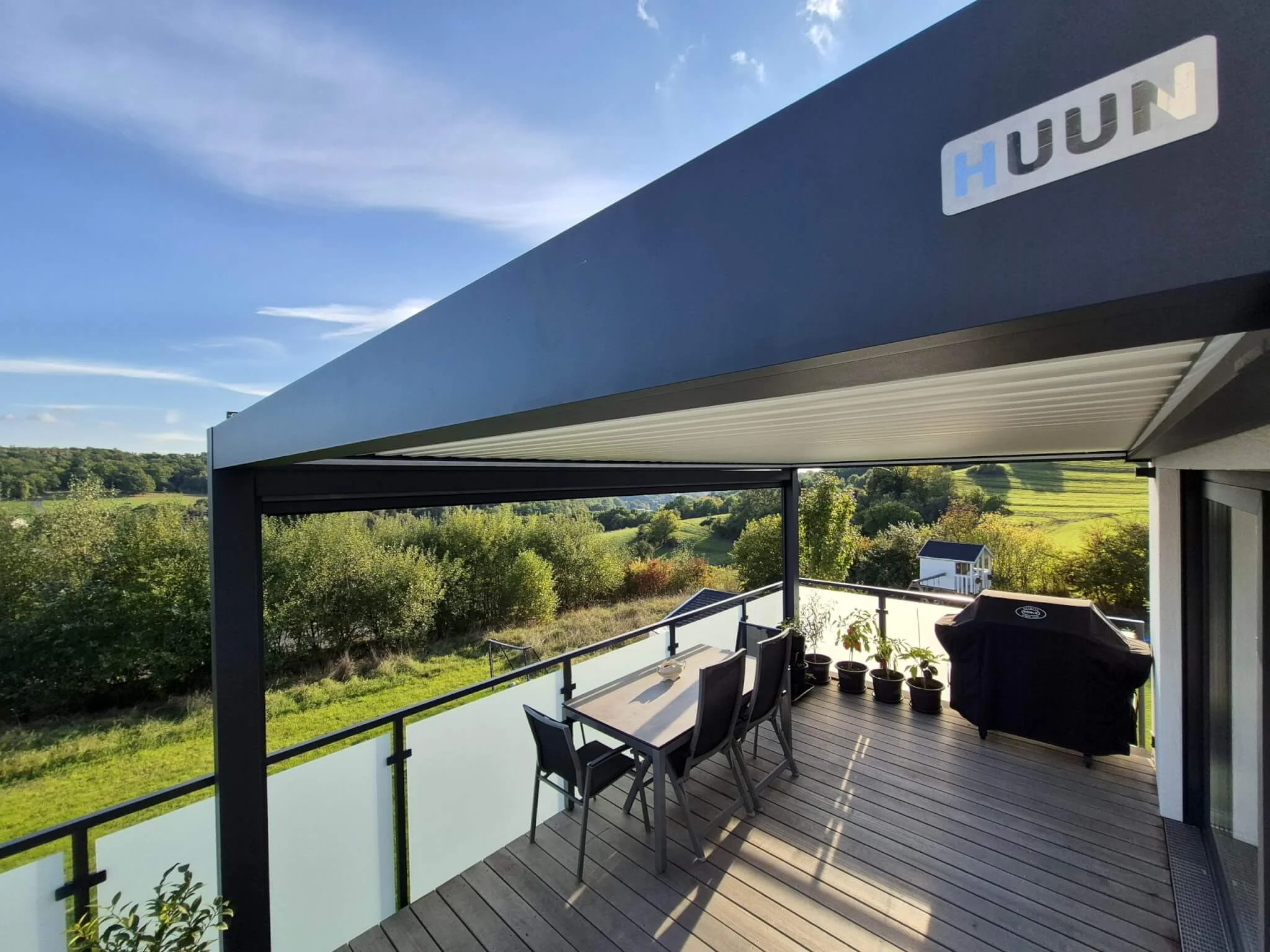 Kundenfoto zu HUUN Pergola Equa, Lamellendach elektrisch mit LED von Lukasz K.
