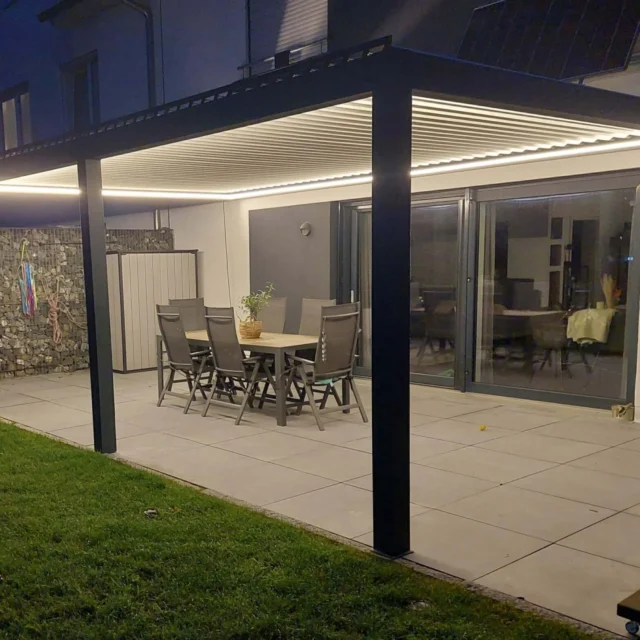 Kundenfoto zu HUUN Pergola Equa, Lamellendach elektrisch mit LED von Eduard K.