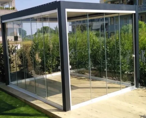 Kundenfoto zu HUUN Pergola Equa, Lamellendach elektrisch mit LED von Susanne