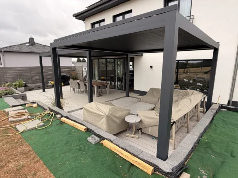 Kundenfoto zu HUUN Pergola Equa, Lamellendach elektrisch mit LED von Christian M.
