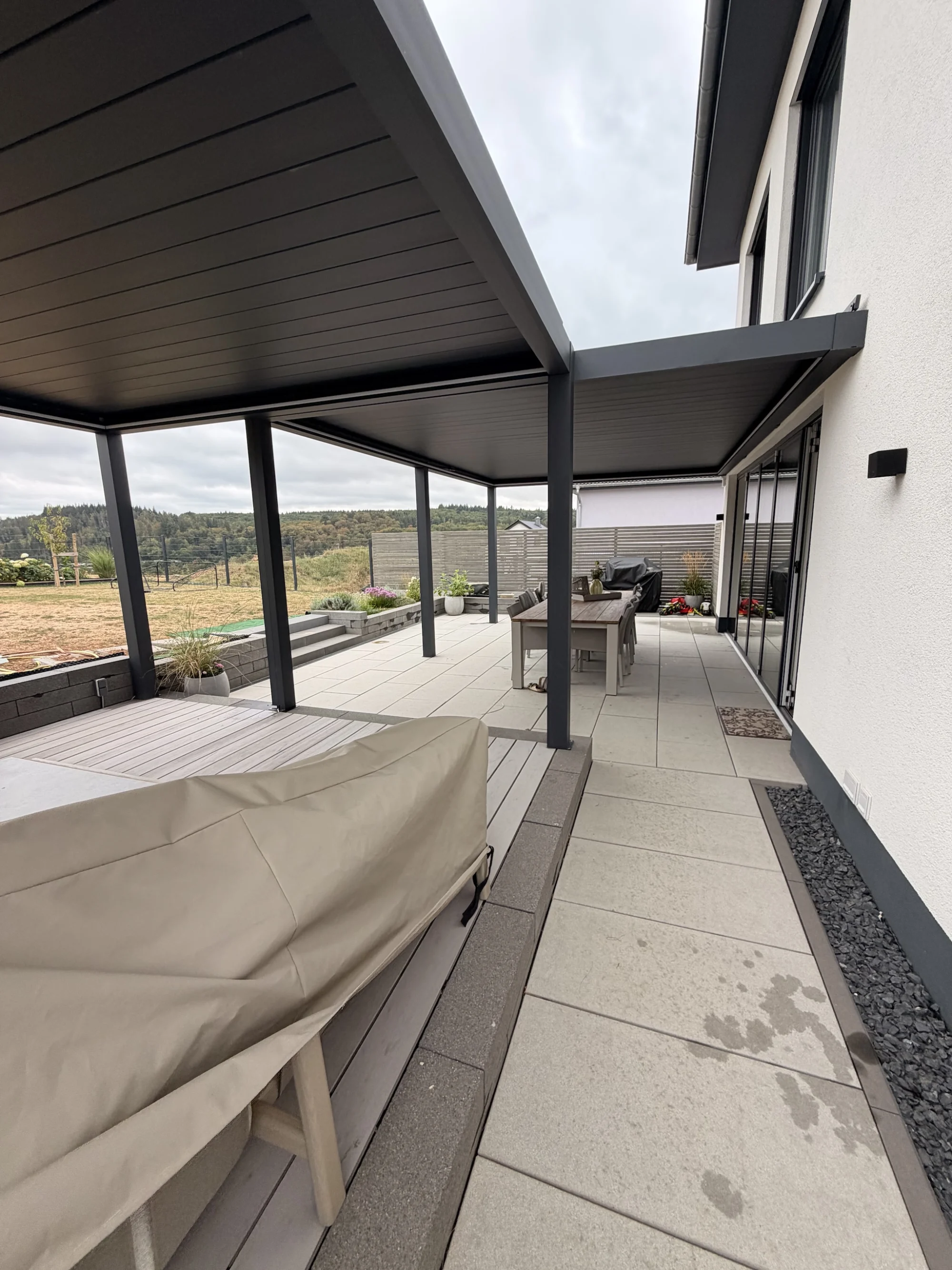 Kundenfoto zu HUUN Pergola Equa, Lamellendach elektrisch mit LED von Christian M.