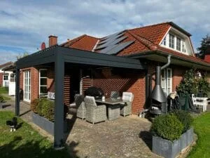 Kundenfoto zu HUUN Pergola Equa, Lamellendach elektrisch mit LED von HUUN Kunde