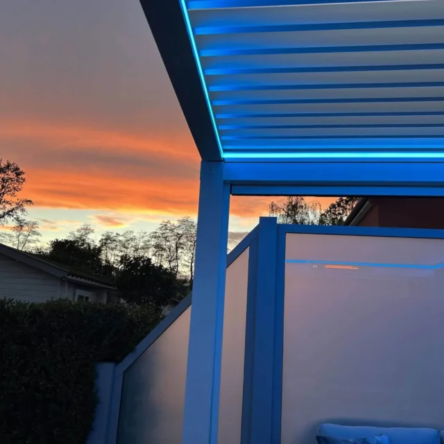 Kundenfoto zu HUUN Pergola Equa, Lamellendach elektrisch mit LED von Daniela K.