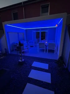 Kundenfoto zu HUUN Pergola Equa, Lamellendach elektrisch mit LED von Daniela K.