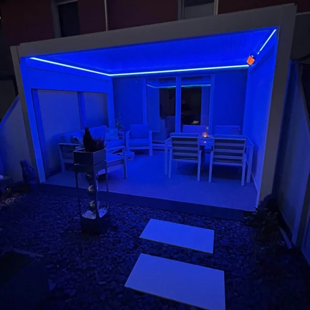 Kundenfoto zu HUUN Pergola Equa, Lamellendach elektrisch mit LED von Daniela K.