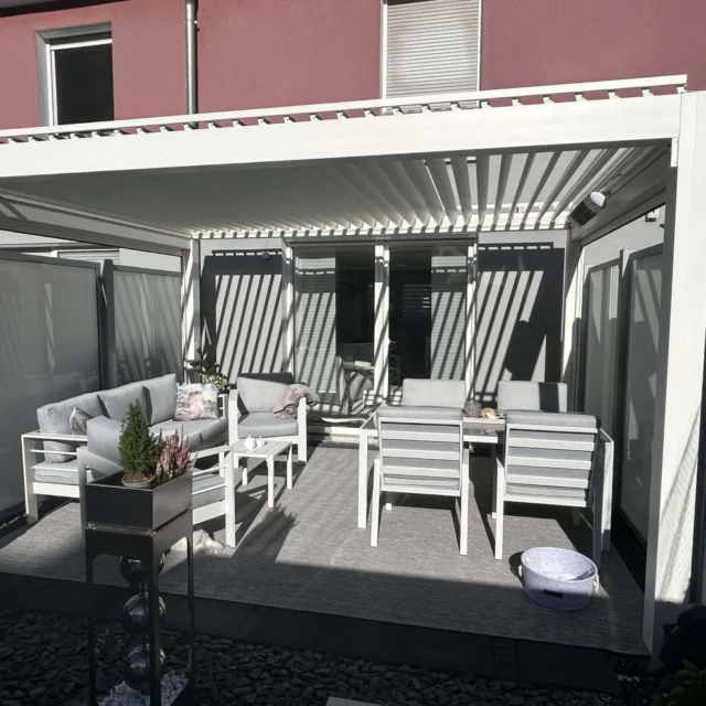 Kundenfoto zu HUUN Pergola Equa, Lamellendach elektrisch mit LED von Daniela K.