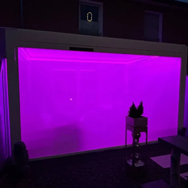 Kundenfoto zu HUUN Pergola Equa, Lamellendach elektrisch mit LED von Daniela K.