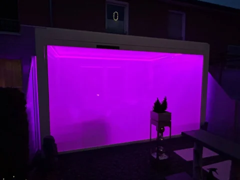 Kundenfoto zu HUUN Pergola Equa, Lamellendach elektrisch mit LED von Daniela K.