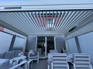 Kundenfoto zu HUUN Pergola Equa, Lamellendach elektrisch mit LED von Daniela K.