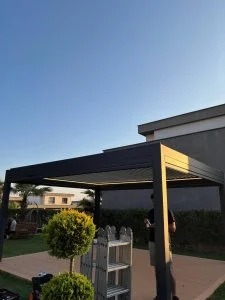 Kundenfoto zu HUUN Pergola Equa, Lamellendach elektrisch mit LED von Emma