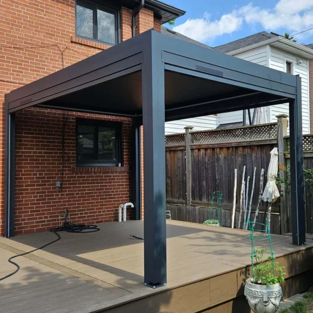 Kundenfoto zu HUUN Pergola Equa, Lamellendach elektrisch mit LED von Marie