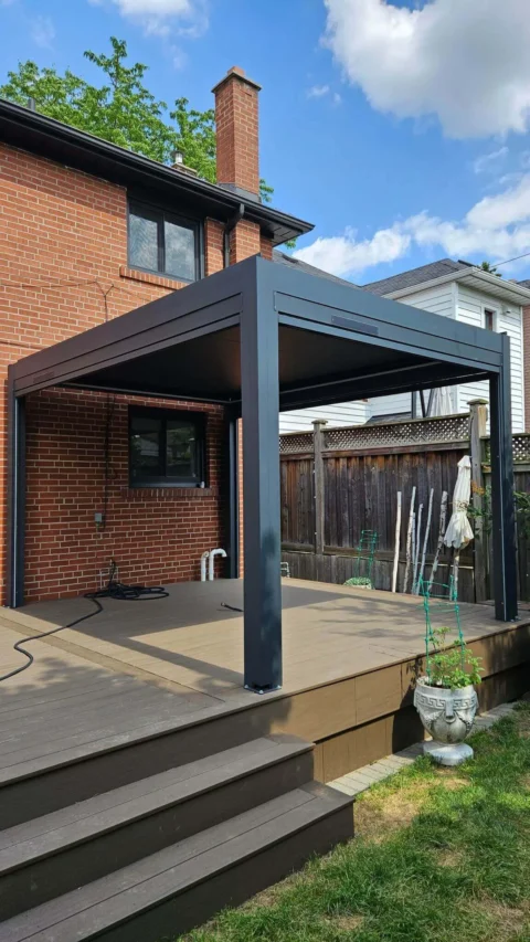Kundenfoto zu HUUN Pergola Equa, Lamellendach elektrisch mit LED von Marie