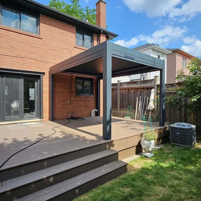 Kundenfoto zu HUUN Pergola Equa, Lamellendach elektrisch mit LED von Marie