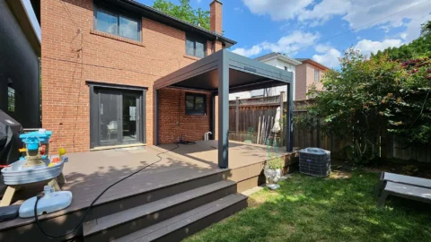 Kundenfoto zu HUUN Pergola Equa, Lamellendach elektrisch mit LED von Marie