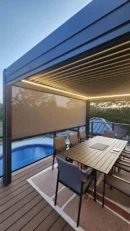 Kundenfoto zu HUUN Pergola Equa, Lamellendach elektrisch mit LED von Clara
