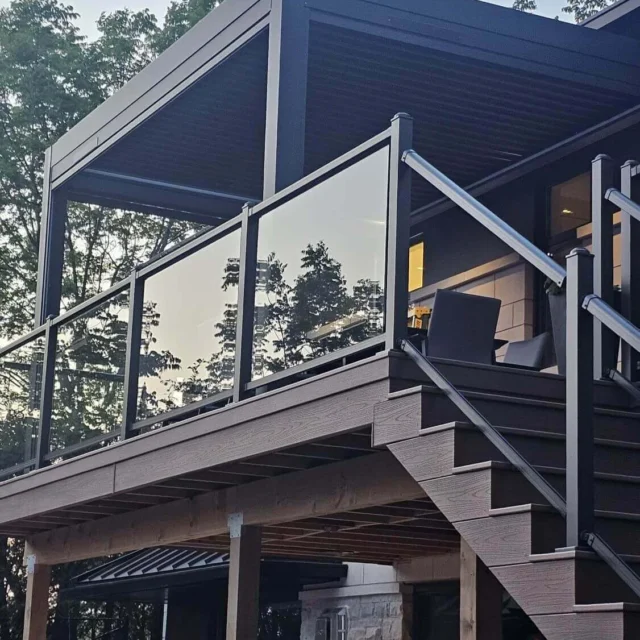 Kundenfoto zu HUUN Pergola Equa, Lamellendach elektrisch mit LED von Clara
