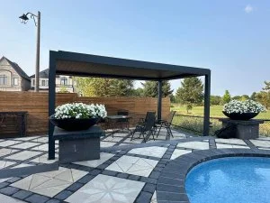 Kundenfoto zu HUUN Pergola Equa, Lamellendach elektrisch mit LED von Lukas S.