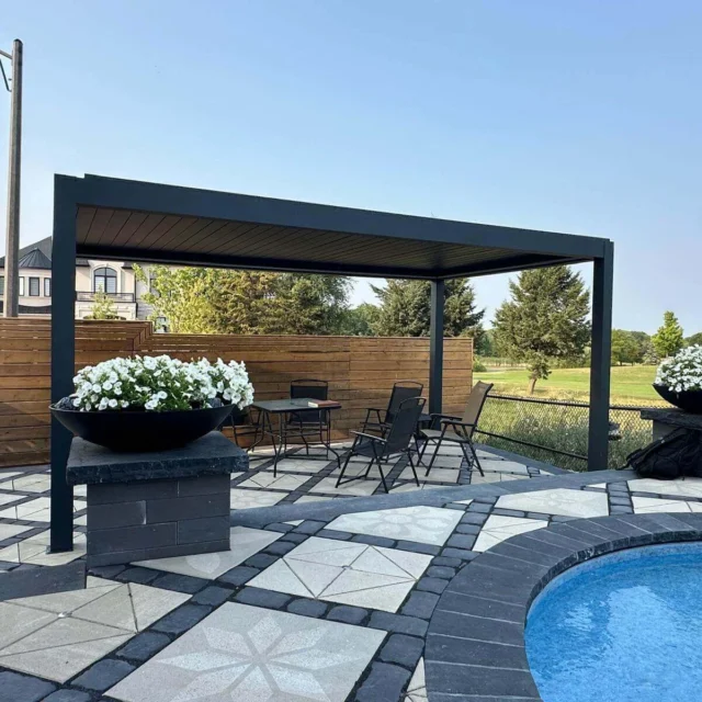 Kundenfoto zu HUUN Pergola Equa, Lamellendach elektrisch mit LED von Lukas S.