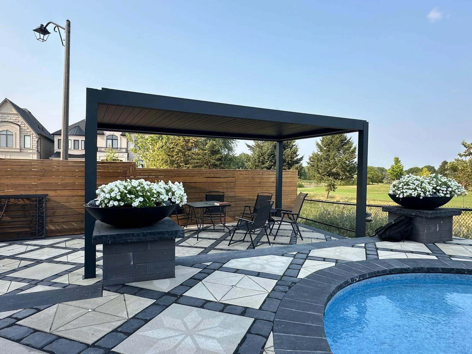Kundenfoto zu HUUN Pergola Equa, Lamellendach elektrisch mit LED von Lukas S.