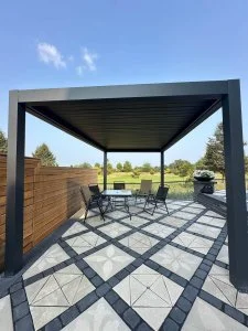 Kundenfoto zu HUUN Pergola Equa, Lamellendach elektrisch mit LED von Lukas S.