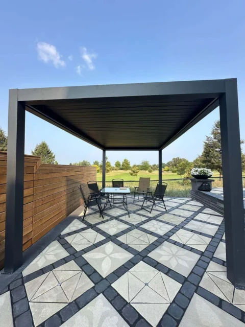 Kundenfoto zu HUUN Pergola Equa, Lamellendach elektrisch mit LED von Lukas S.