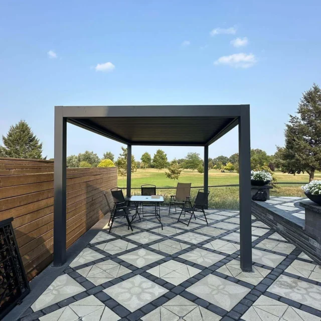 Kundenfoto zu HUUN Pergola Equa, Lamellendach elektrisch mit LED von Lukas S.
