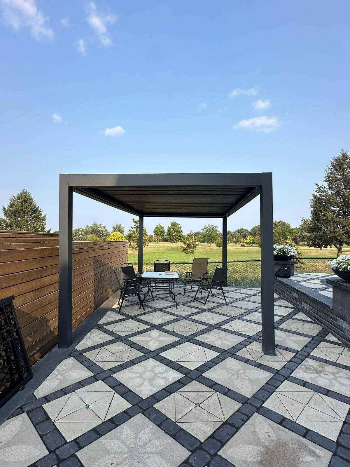Kundenfoto zu HUUN Pergola Equa, Lamellendach elektrisch mit LED von Lukas S.